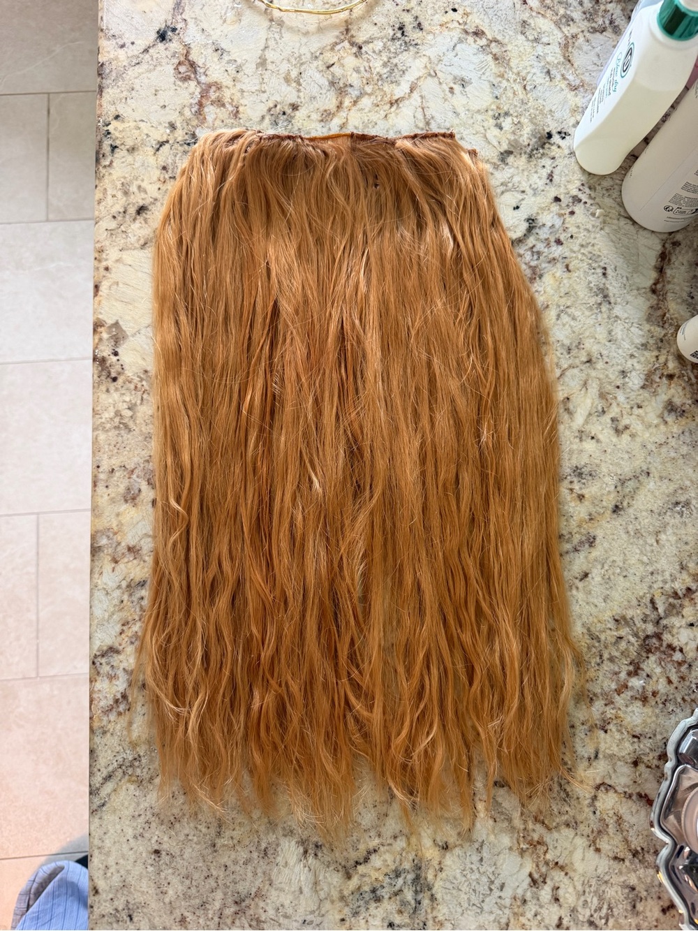 JZ styles strawberry blonde copper ginger weft Clip-In Hair Extension